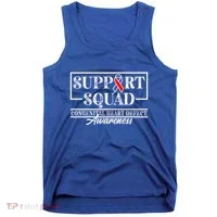 Support Awareness Squad I CHD Congenital Heart Defect Tank Top thumb 0