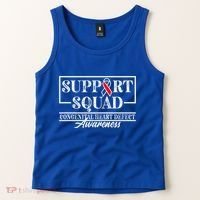 Support Awareness Squad I CHD Congenital Heart Defect Tank Top thumb 2