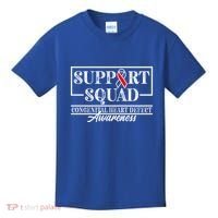 Support Awareness Squad I CHD Congenital Heart Defect Kids T-Shirt thumb 0