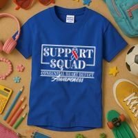 Support Awareness Squad I CHD Congenital Heart Defect Kids T-Shirt thumb 3