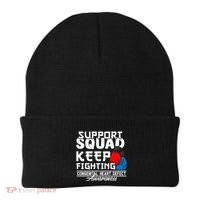 Support Awareness Squad I CHD Congenital Heart Defect Beanie thumb 0