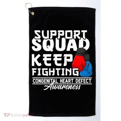 Support Awareness Squad I CHD Congenital Heart Defect Golf Towel