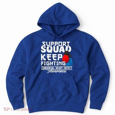 Support Awareness Squad I CHD Congenital Heart Defect Hoodie