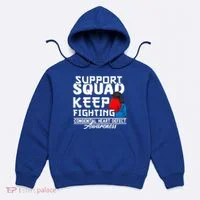 Support Awareness Squad I CHD Congenital Heart Defect Hoodie thumb 0