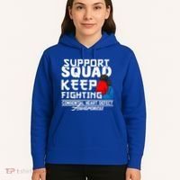 Support Awareness Squad I CHD Congenital Heart Defect Hoodie thumb 5