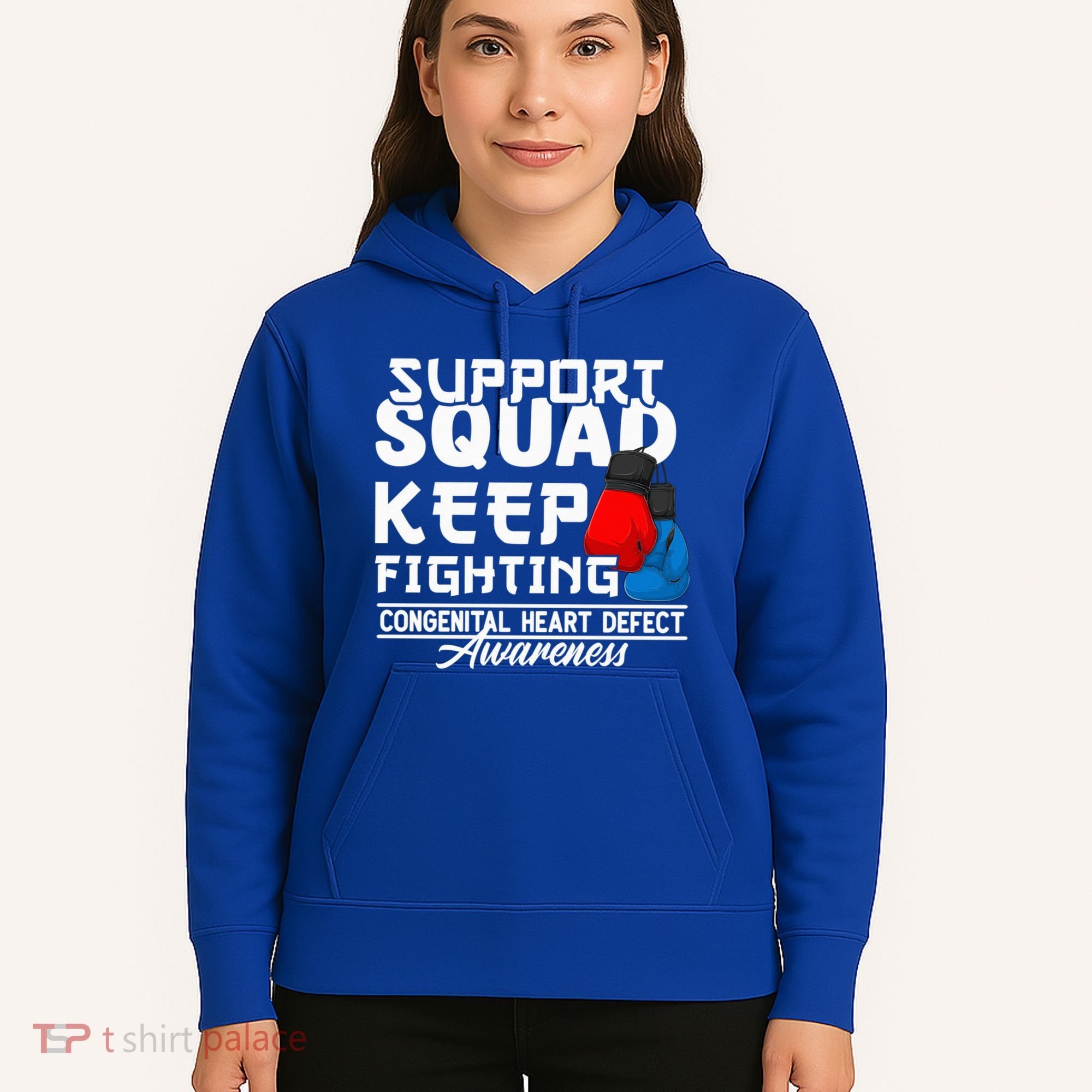 Support Awareness Squad I CHD Congenital Heart Defect Hoodie
