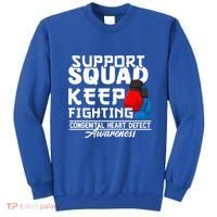 Support Awareness Squad I CHD Congenital Heart Defect Sweatshirt thumb 0