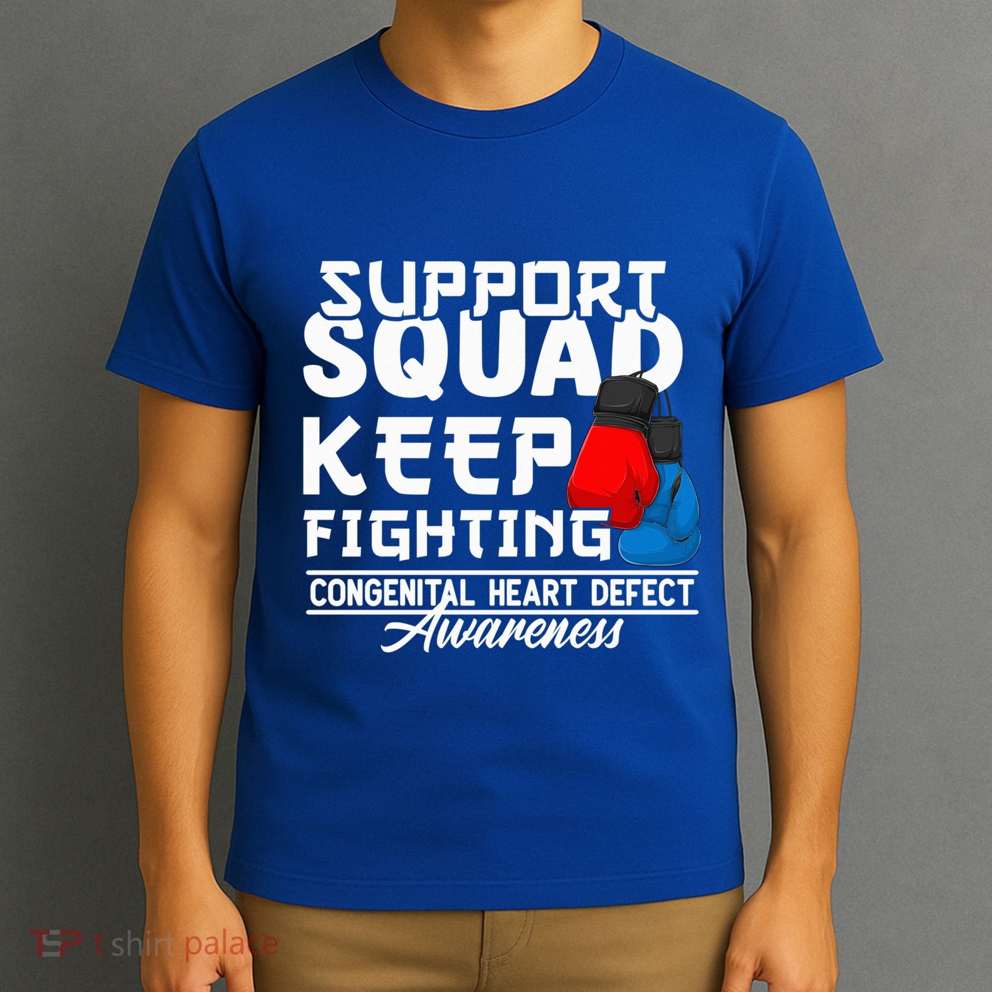 Support Awareness Squad I CHD Congenital Heart Defect T-Shirt