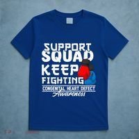 Support Awareness Squad I CHD Congenital Heart Defect T-Shirt thumb 5