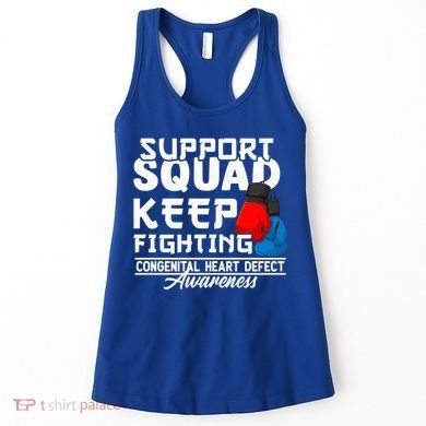 Support Awareness Squad I CHD Congenital Heart Defect Women's Tank Top