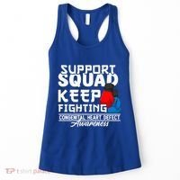 Support Awareness Squad I CHD Congenital Heart Defect Women's Tank Top thumb 0