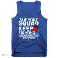 Support Awareness Squad I CHD Congenital Heart Defect Tank Top thumb 0