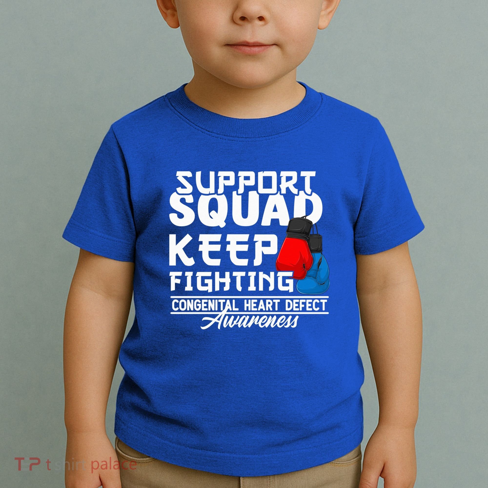 Support Awareness Squad I CHD Congenital Heart Defect Toddler T-Shirt
