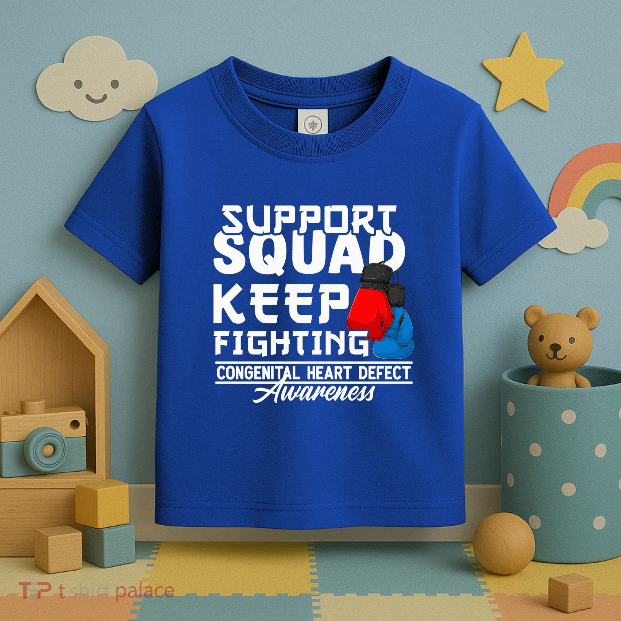 Support Awareness Squad I CHD Congenital Heart Defect Toddler T-Shirt