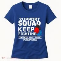 Support Awareness Squad I CHD Congenital Heart Defect Women's T-Shirt thumb 0