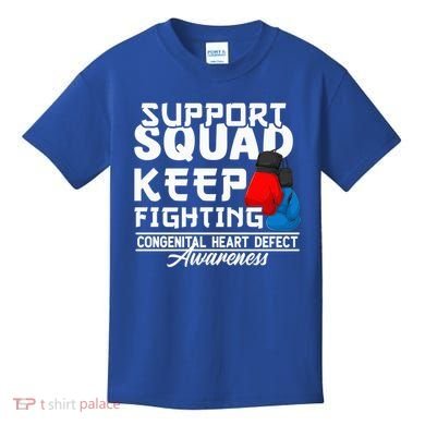 Support Awareness Squad I CHD Congenital Heart Defect Kids T-Shirt
