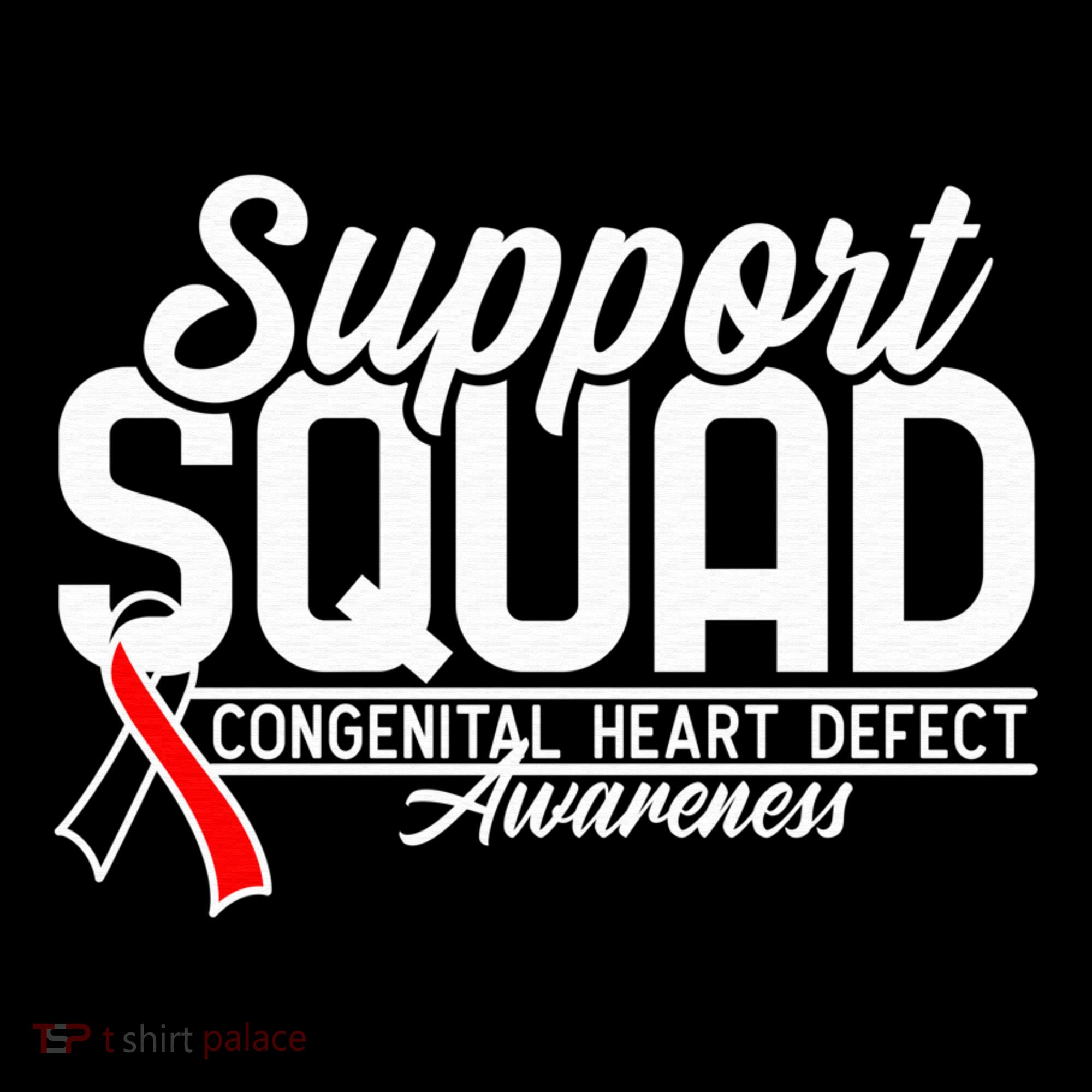 Support Awareness Squad I CHD Congenital Heart Defect Backpack
