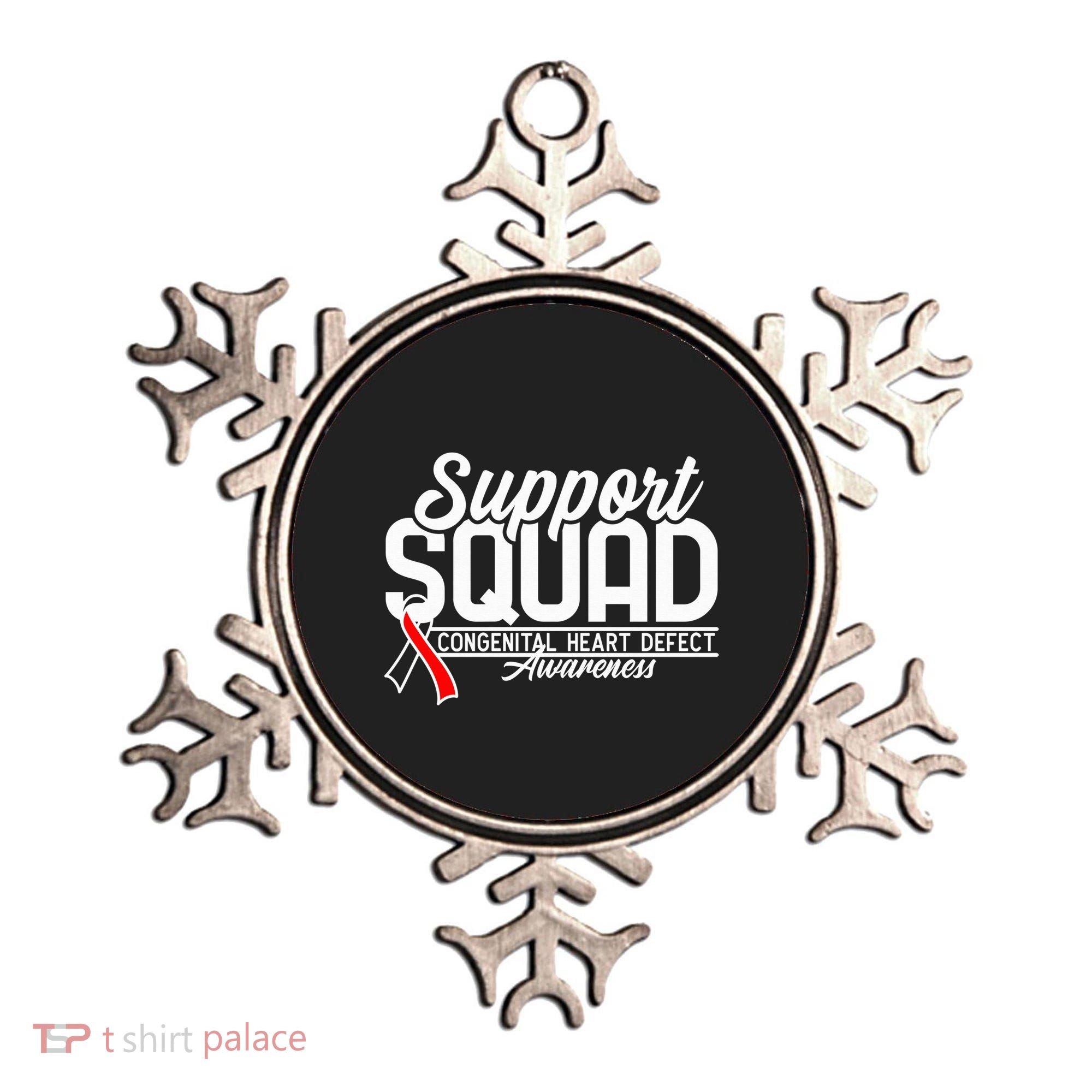 Support Awareness Squad I CHD Congenital Heart Defect Ornament
