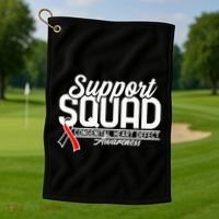 Support Awareness Squad I CHD Congenital Heart Defect Golf Towel thumb 1
