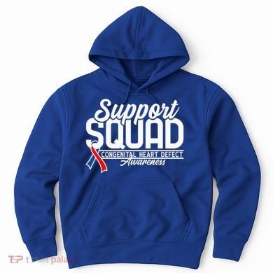 Support Awareness Squad I CHD Congenital Heart Defect Hoodie