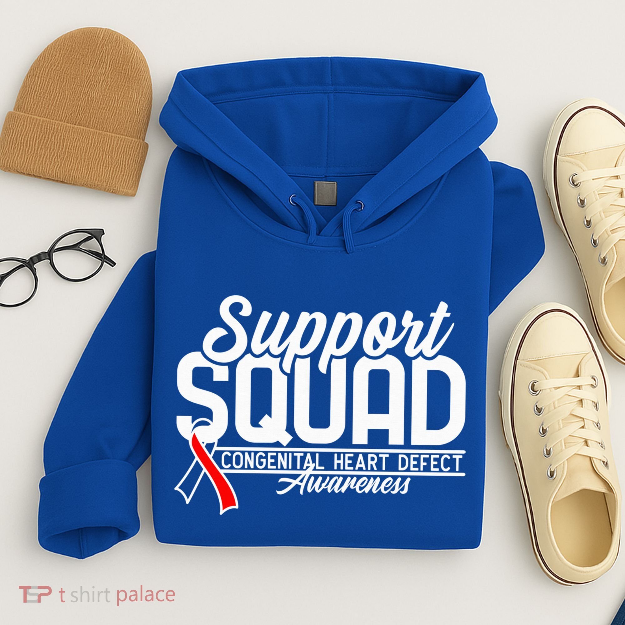 Support Awareness Squad I CHD Congenital Heart Defect Hoodie