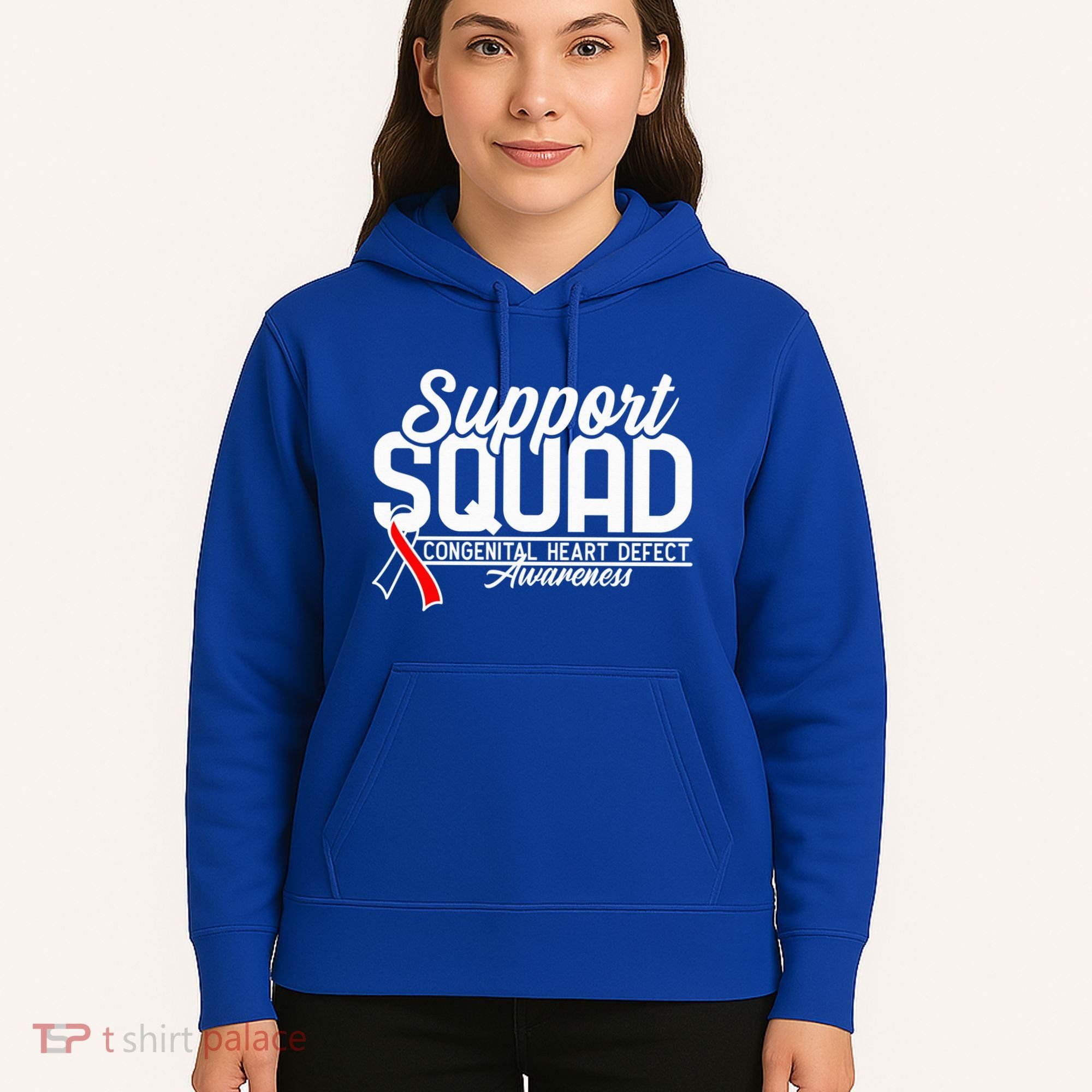 Support Awareness Squad I CHD Congenital Heart Defect Hoodie
