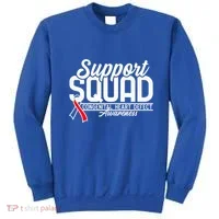 Support Awareness Squad I CHD Congenital Heart Defect Sweatshirt thumb 0