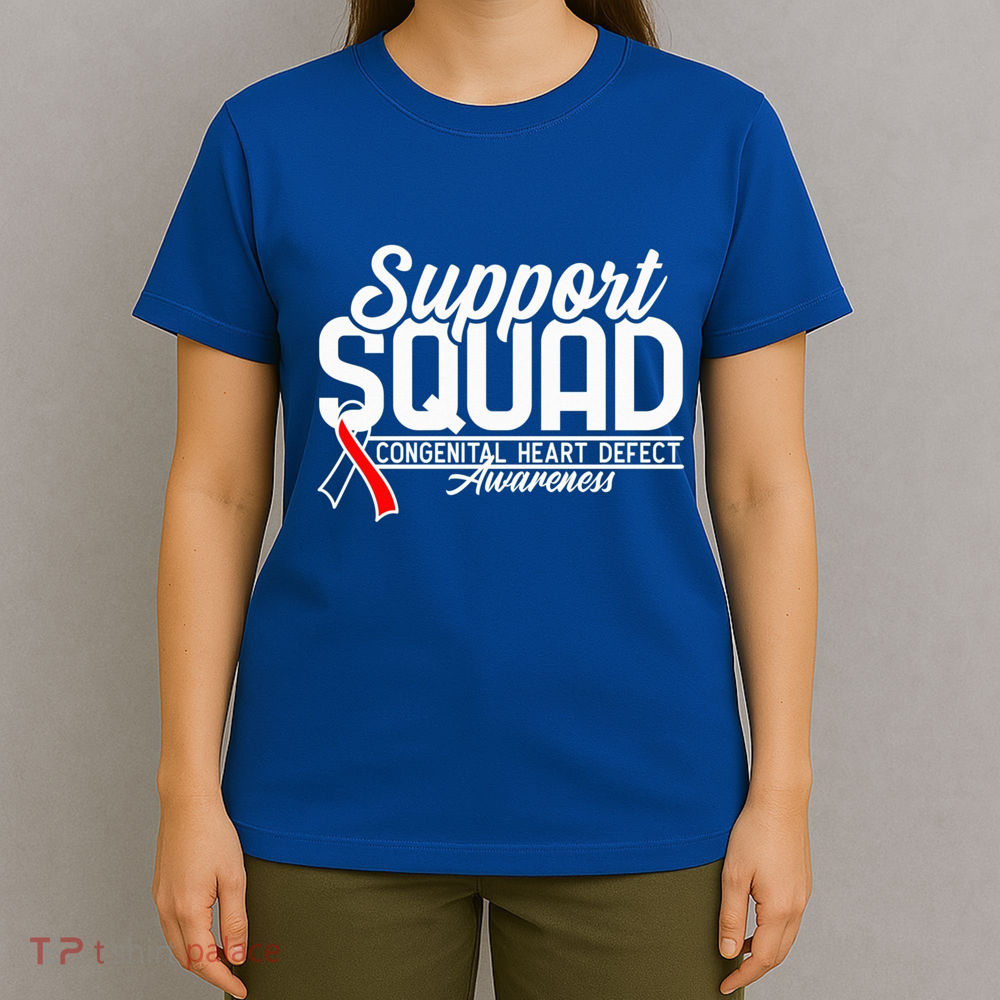 Support Awareness Squad I CHD Congenital Heart Defect T-Shirt
