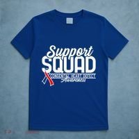 Support Awareness Squad I CHD Congenital Heart Defect T-Shirt thumb 5