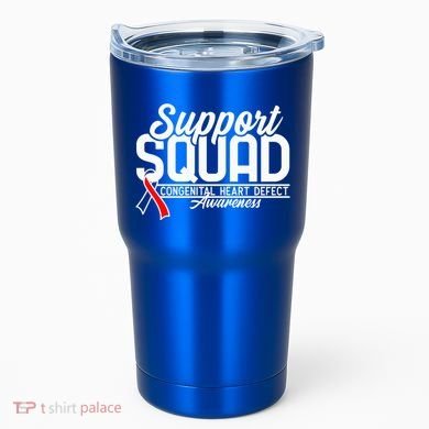 Support Awareness Squad I CHD Congenital Heart Defect Tumbler