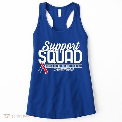 Support Awareness Squad I CHD Congenital Heart Defect Women's Tank Top