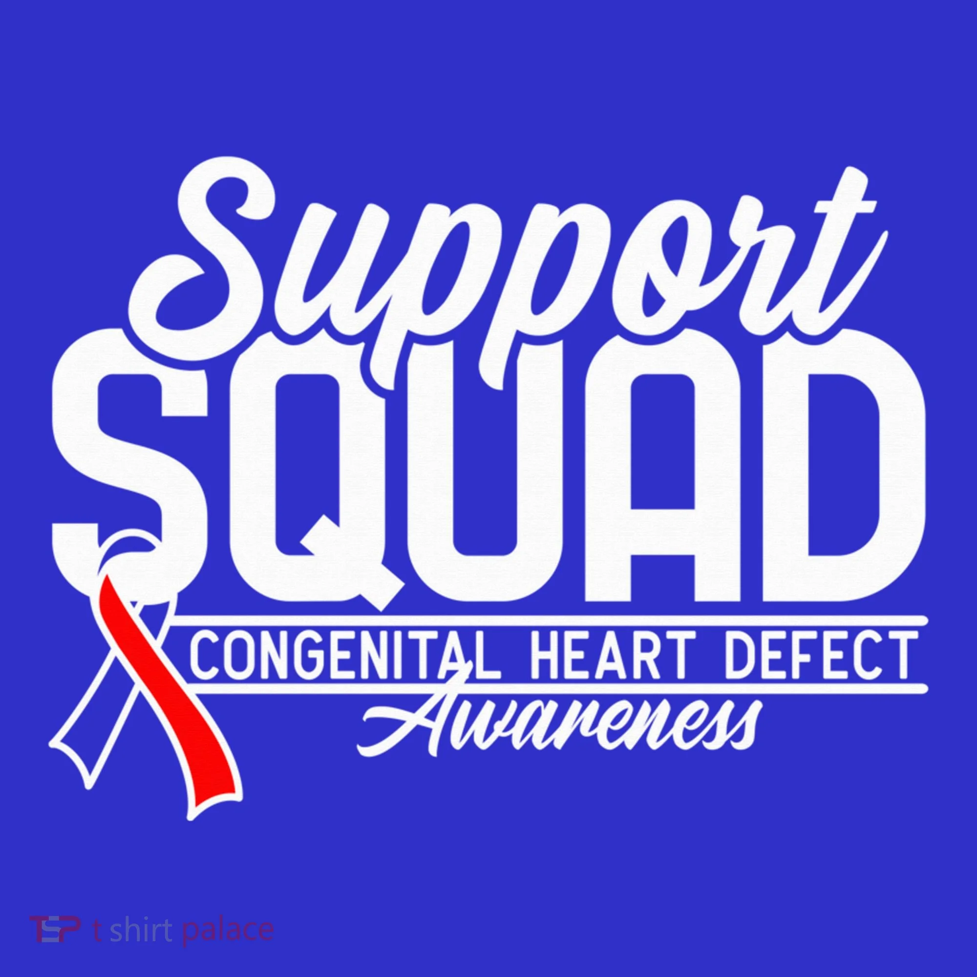 Support Awareness Squad I CHD Congenital Heart Defect Tank Top
