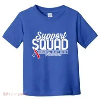 Support Awareness Squad I CHD Congenital Heart Defect Toddler T-Shirt thumb 0