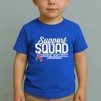 Support Awareness Squad I CHD Congenital Heart Defect Toddler T-Shirt thumb 2