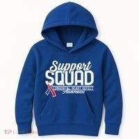 Support Awareness Squad I CHD Congenital Heart Defect Kids Hoodie thumb 0