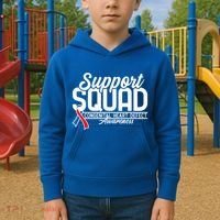 Support Awareness Squad I CHD Congenital Heart Defect Kids Hoodie thumb 2