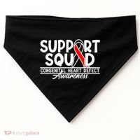 Support Awareness Squad I CHD Congenital Heart Defect USA-Made Doggie Bandana thumb 0
