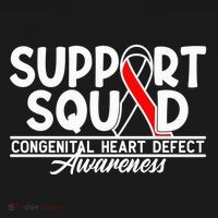 Support Awareness Squad I CHD Congenital Heart Defect USA-Made Doggie Bandana thumb 2
