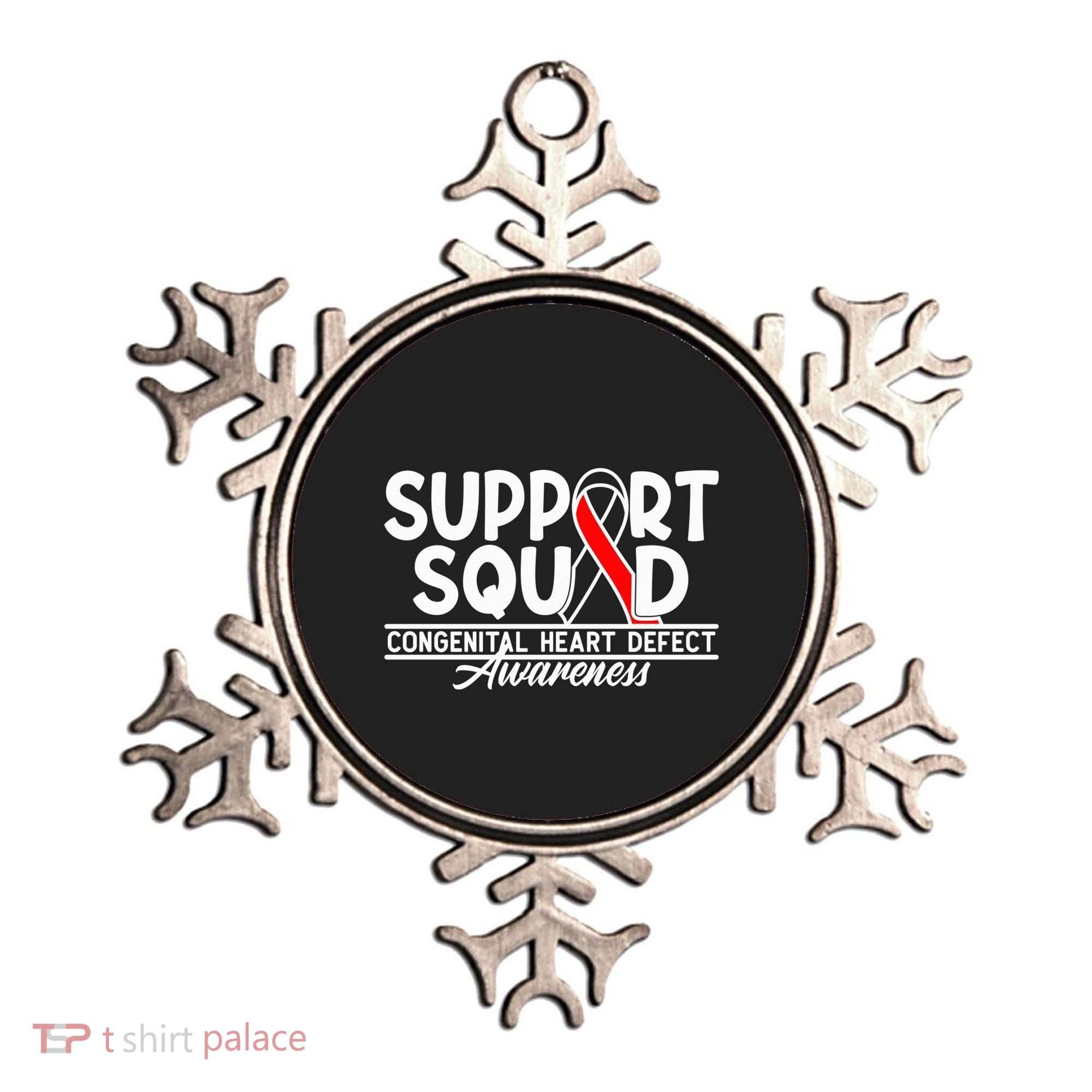 Support Awareness Squad I CHD Congenital Heart Defect Ornament