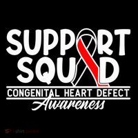 Support Awareness Squad I CHD Congenital Heart Defect Ornament thumb 1