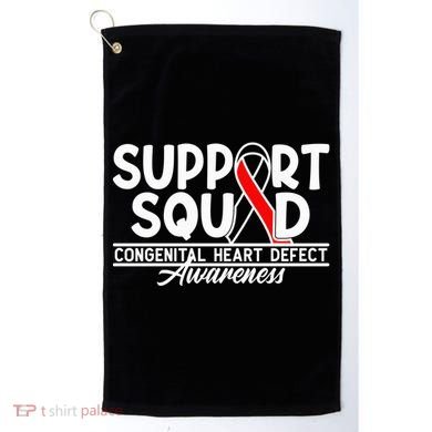 Support Awareness Squad I CHD Congenital Heart Defect Golf Towel