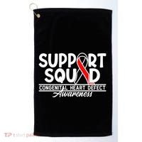 Support Awareness Squad I CHD Congenital Heart Defect Golf Towel thumb 0