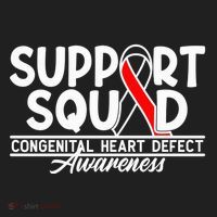 Support Awareness Squad I CHD Congenital Heart Defect Golf Towel thumb 3