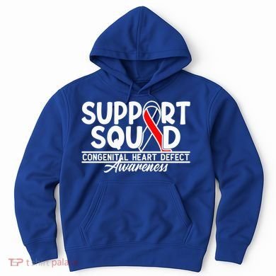 Support Awareness Squad I CHD Congenital Heart Defect Hoodie