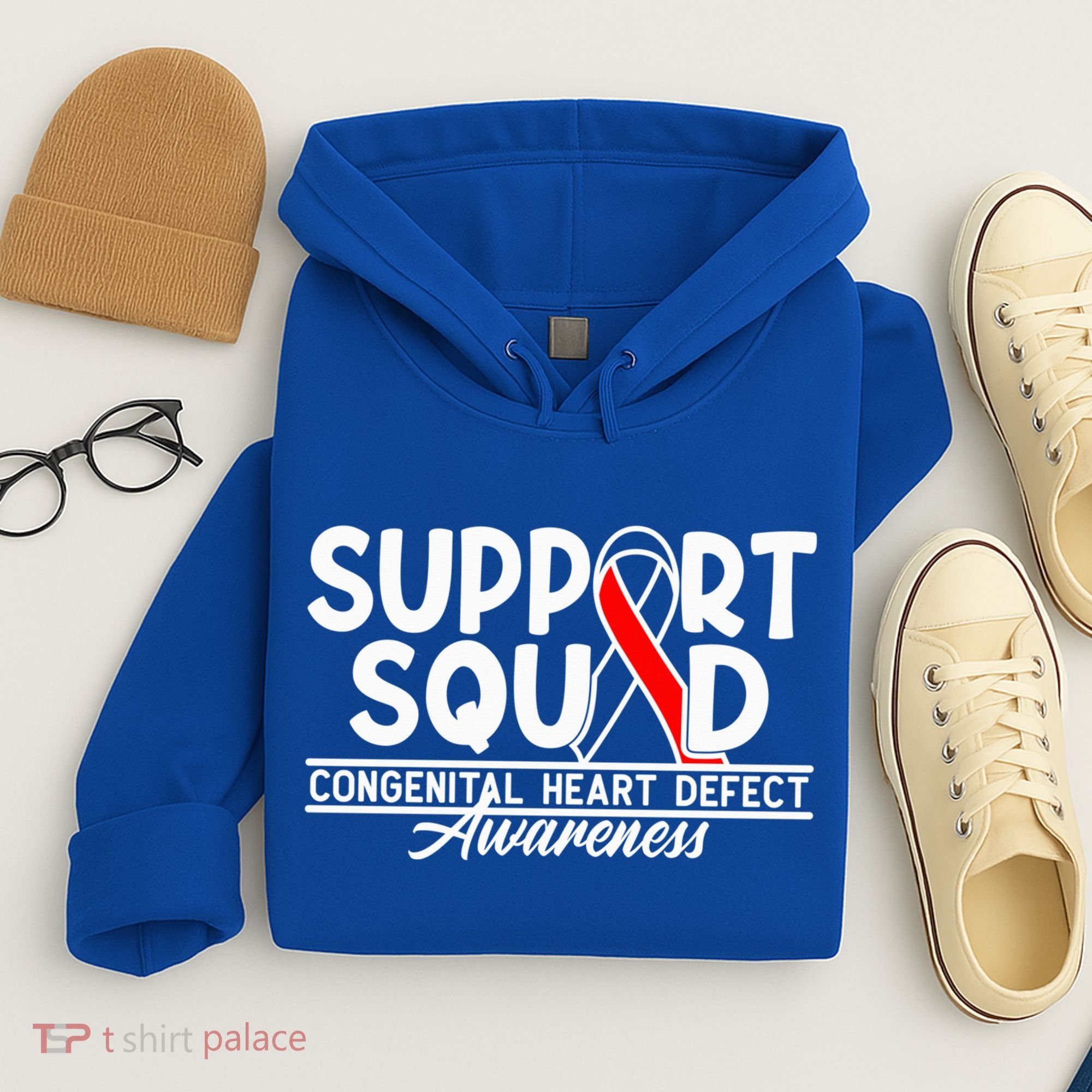Support Awareness Squad I CHD Congenital Heart Defect Hoodie