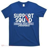Support Awareness Squad I CHD Congenital Heart Defect T-Shirt thumb 0