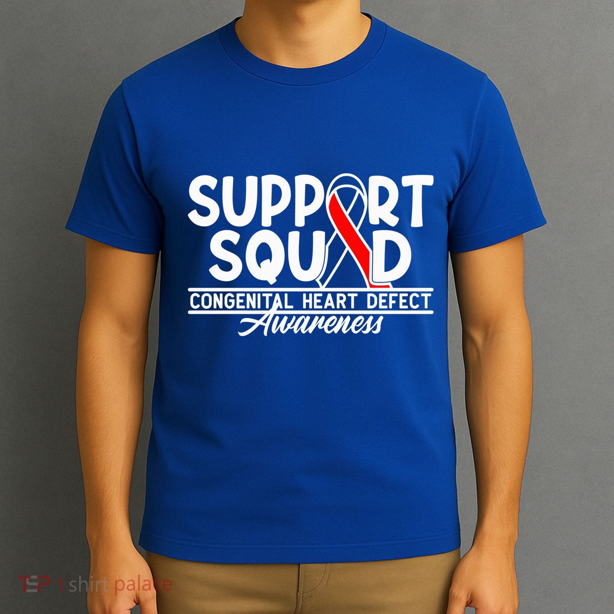 Support Awareness Squad I CHD Congenital Heart Defect T-Shirt