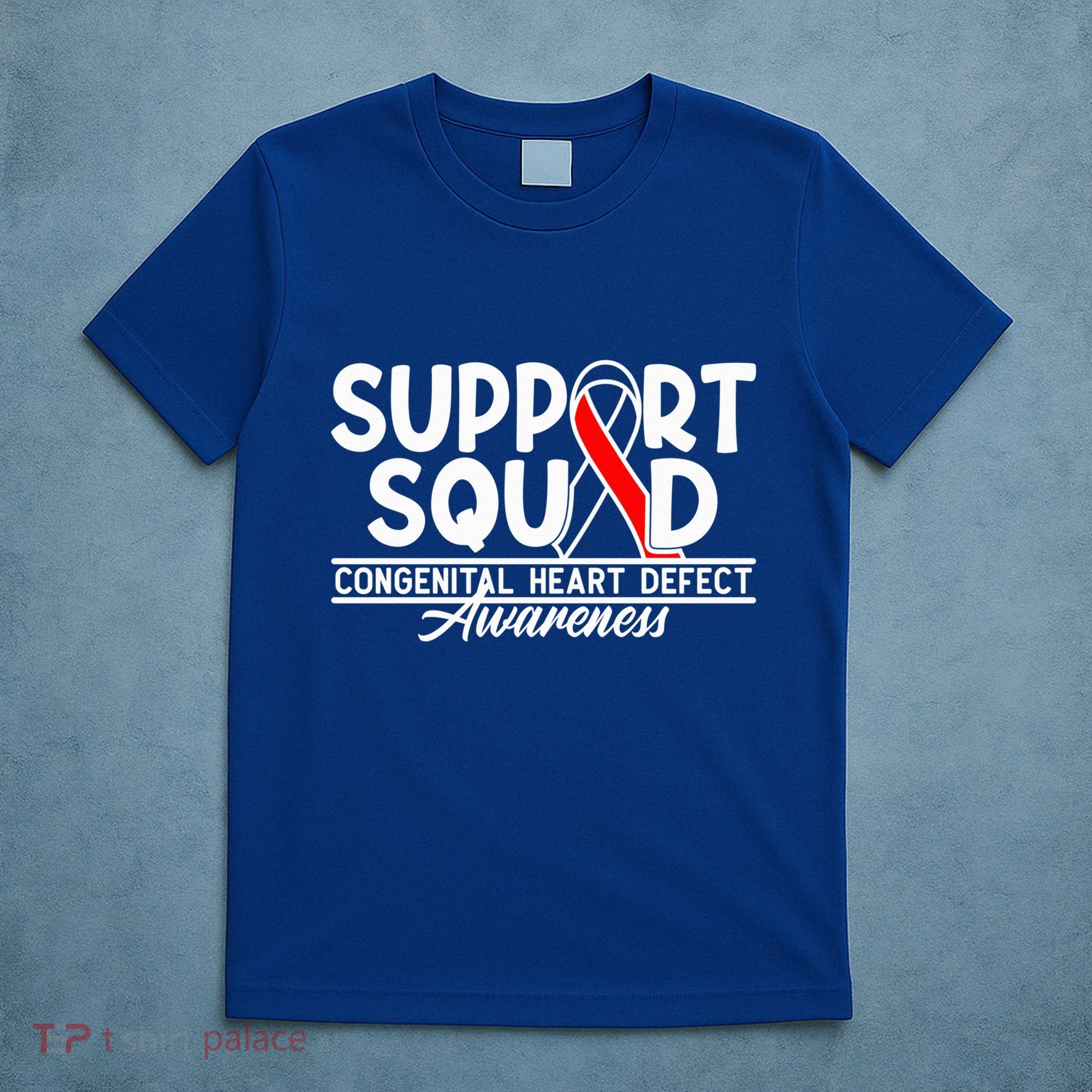 Support Awareness Squad I CHD Congenital Heart Defect T-Shirt