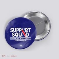Support Awareness Squad I CHD Congenital Heart Defect Button thumb 0