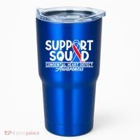 Support Awareness Squad I CHD Congenital Heart Defect Tumbler thumb 0